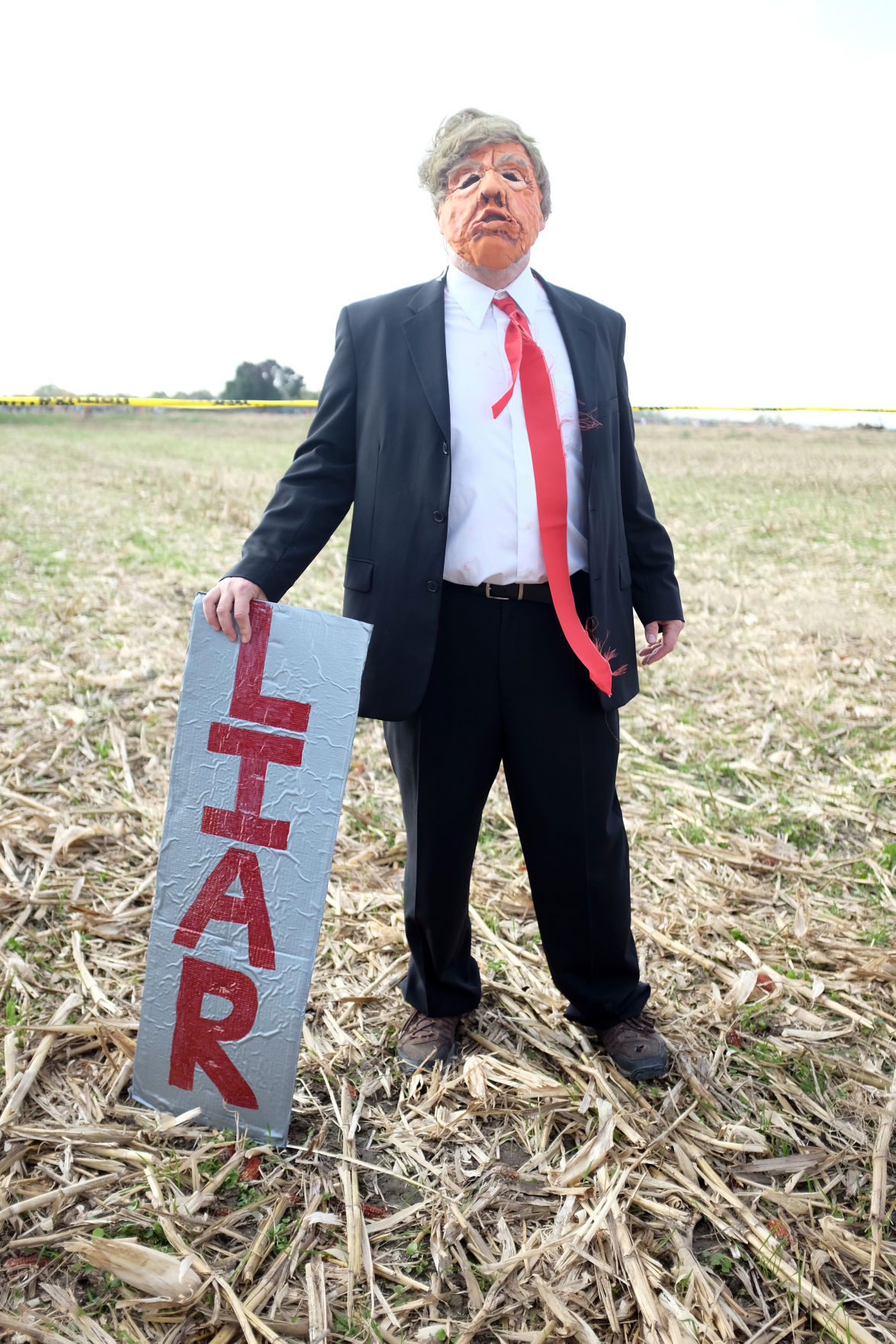 Photos: Trump critics protest at Southern Illinois rally